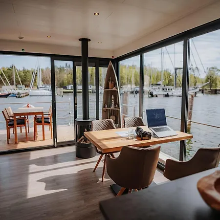 Botel Modern Houseboat For 4 Guests Peenemunde